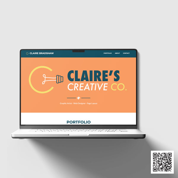 Portfolio Website by Claire Bradshaw