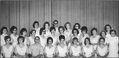 LCC's First Nursing Class Graduates, 1970