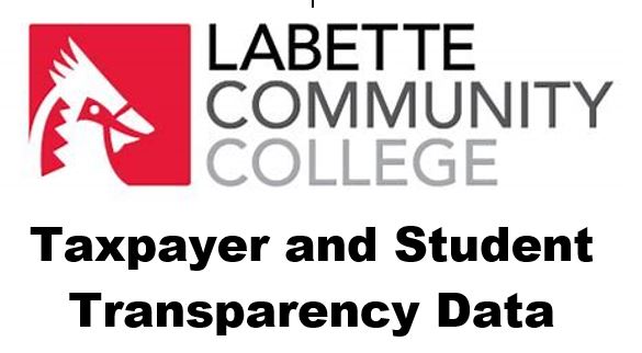 LCC Taxpayer and Student Transparency Data