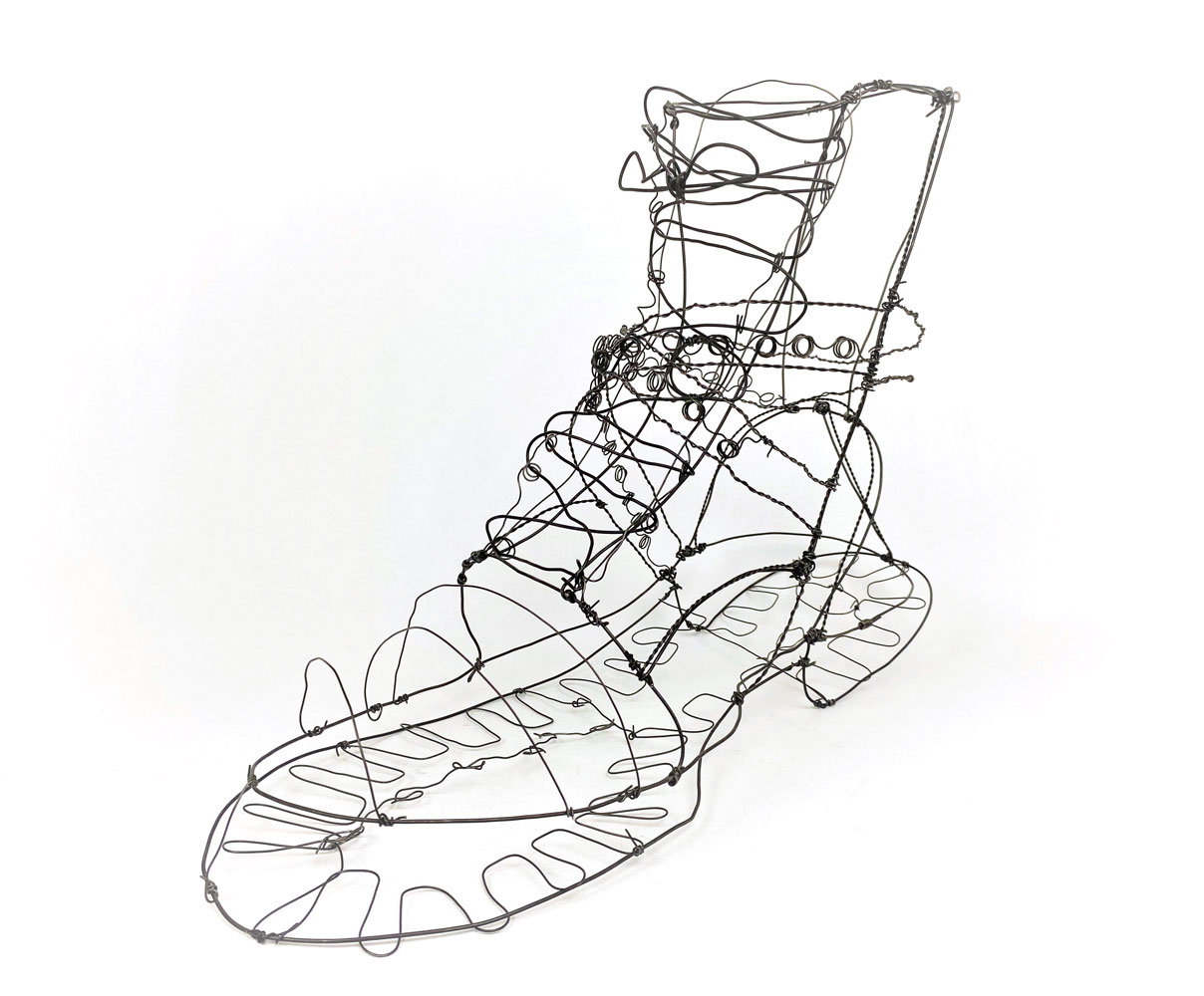 Wire Boot by Leticia Franco