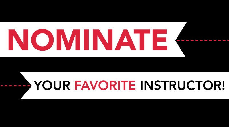 Nominate your instructor