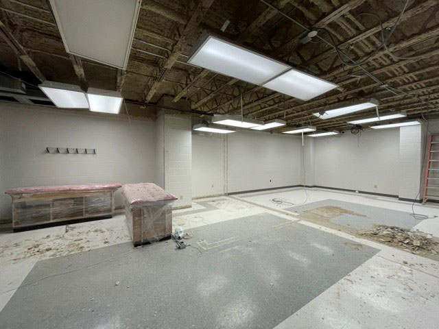 Former athletic training room