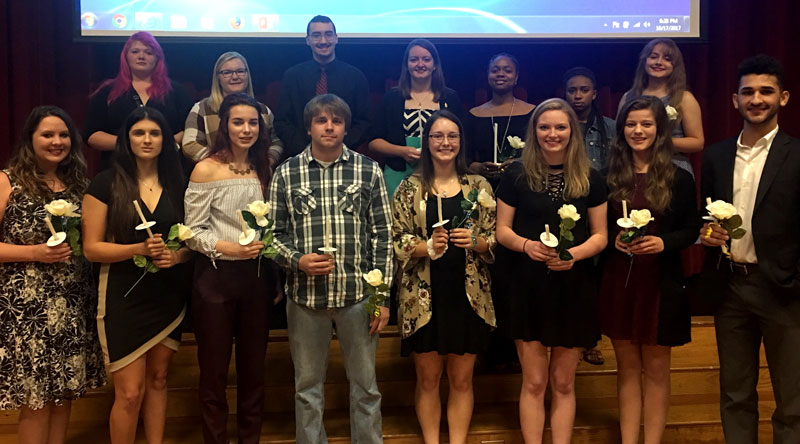 Fall 2017 PTK Inductees