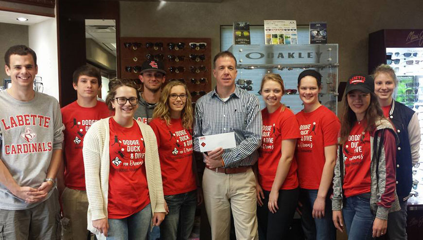 PR presents check to Big Brothers Big Sisters