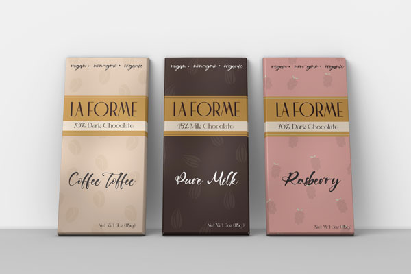 Kennedy Shouse Chocolate Bar Packaging Design