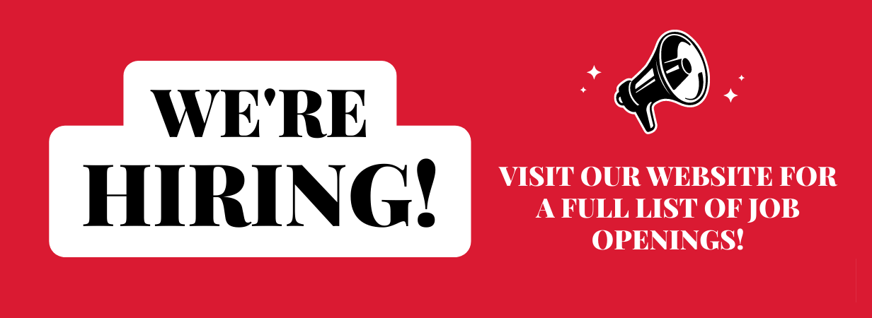 #jobs We're Hiring