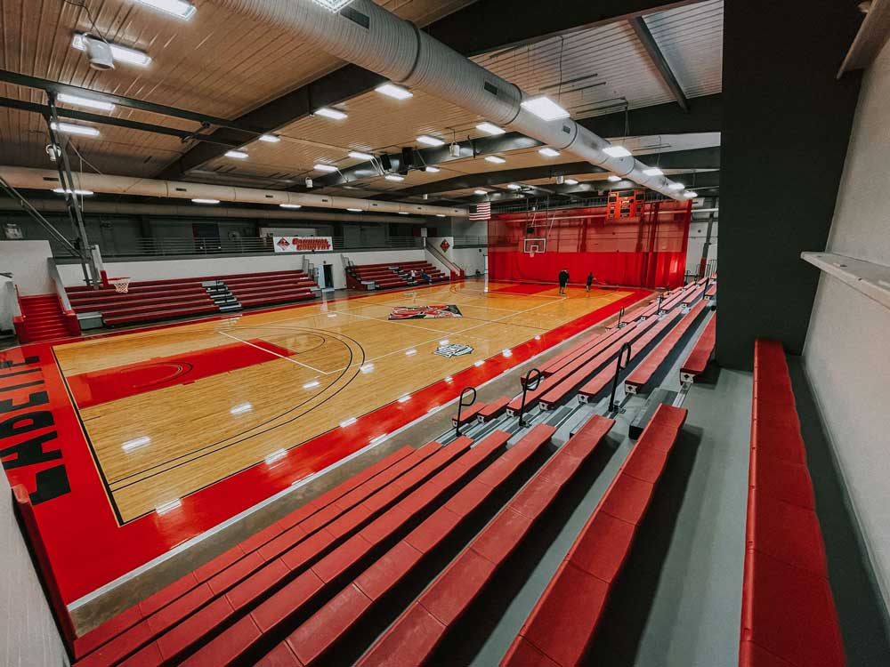 A new athletic complex at Labette Community College in Parsons is nearing  completion 