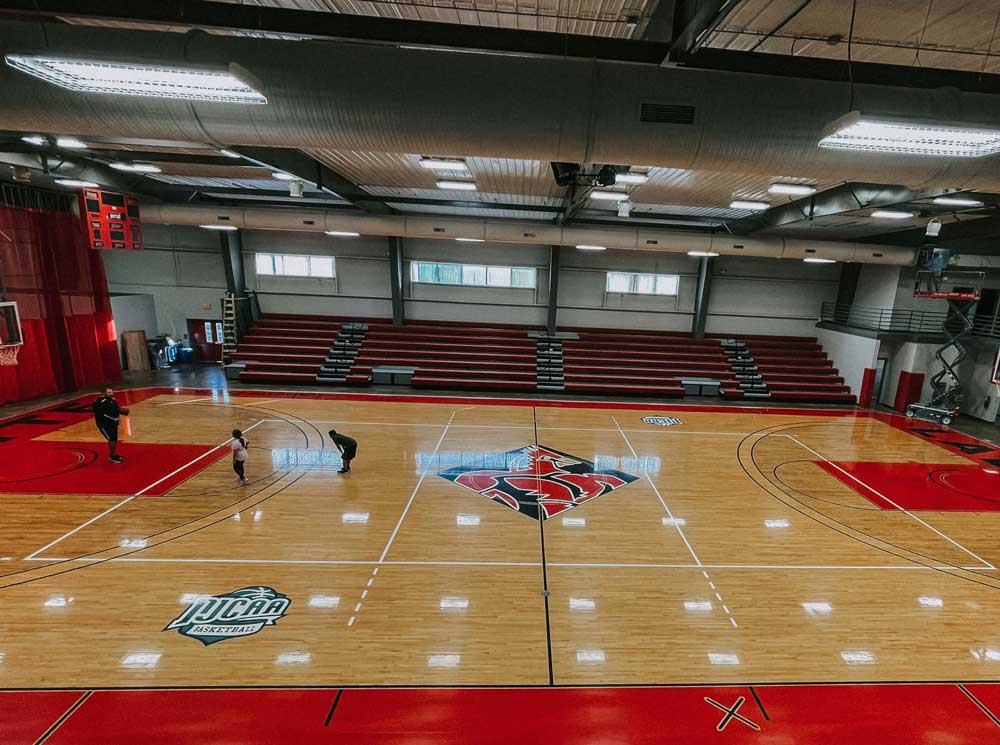 A new athletic complex at Labette Community College in Parsons is nearing  completion 