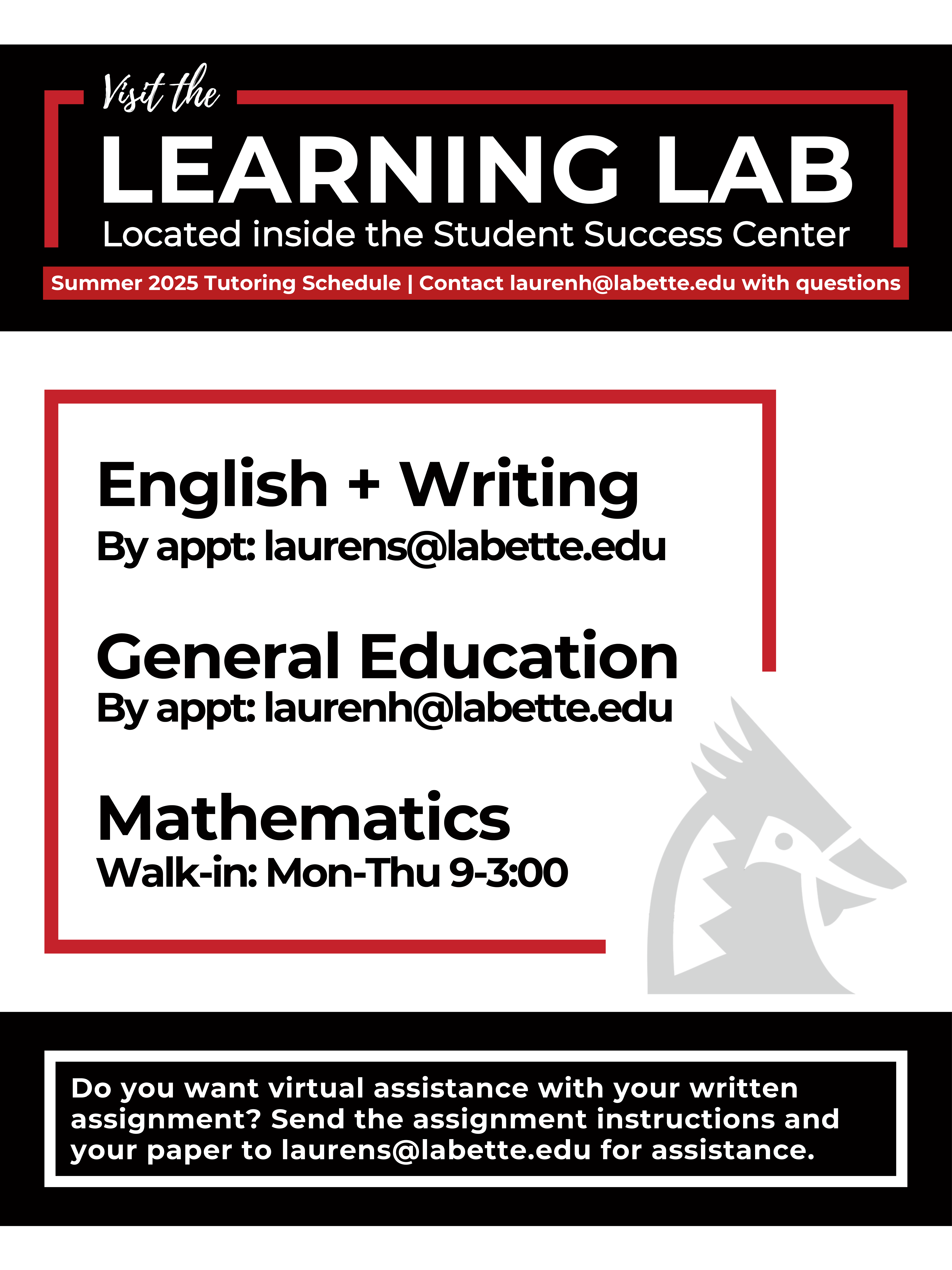 Tutoring Schedule